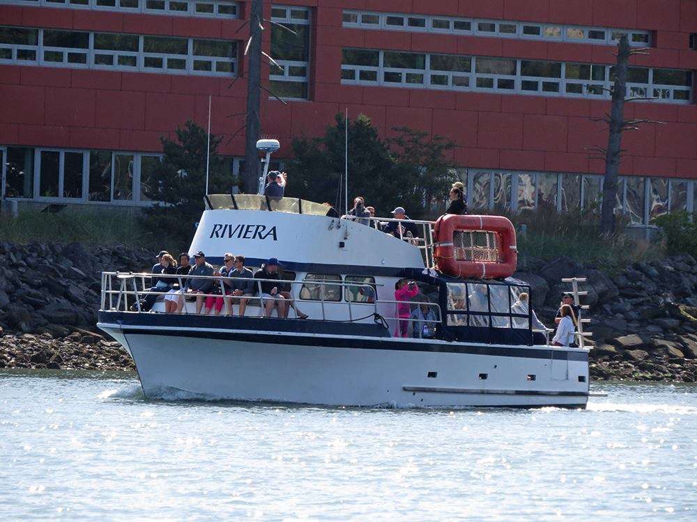 4th. Fireworks / Husky Football Riviera at Thea Foss Waterway 4th of July Chartered Boat Tour aboard the Riviera