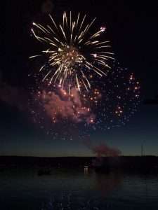 4th. Fireworks / Husky Football Fireworks Cruise 4th of July Fireworks Chartered Boat Tour aboard the Riviera